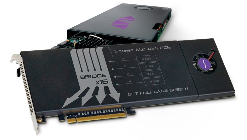 Example PCIe cards